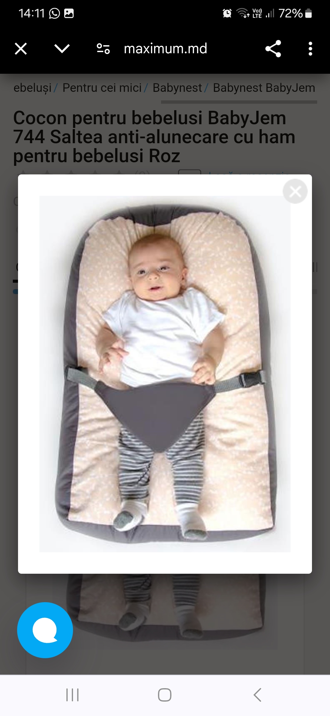Baby cushion very soft, support & nursing pillow - Image 7
