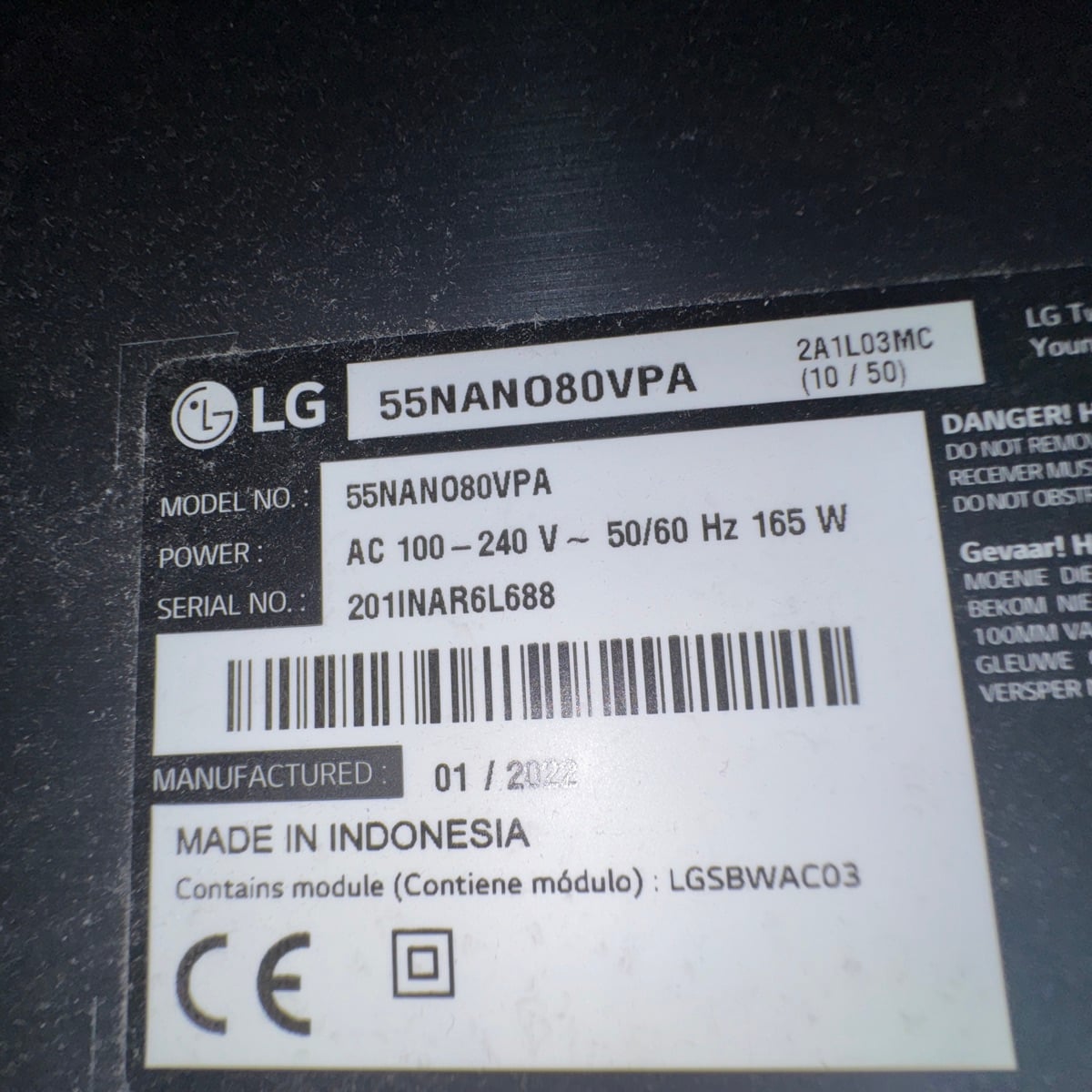LG uhd 55 inches 4K - Image 3