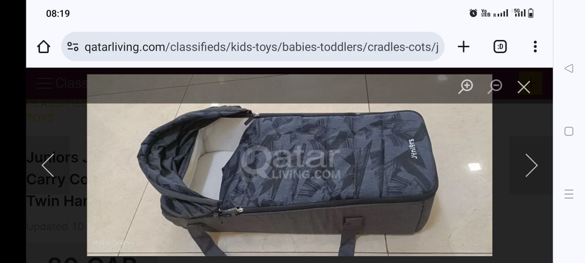Juniors jamie Baby carriers with twin handles - Image 2