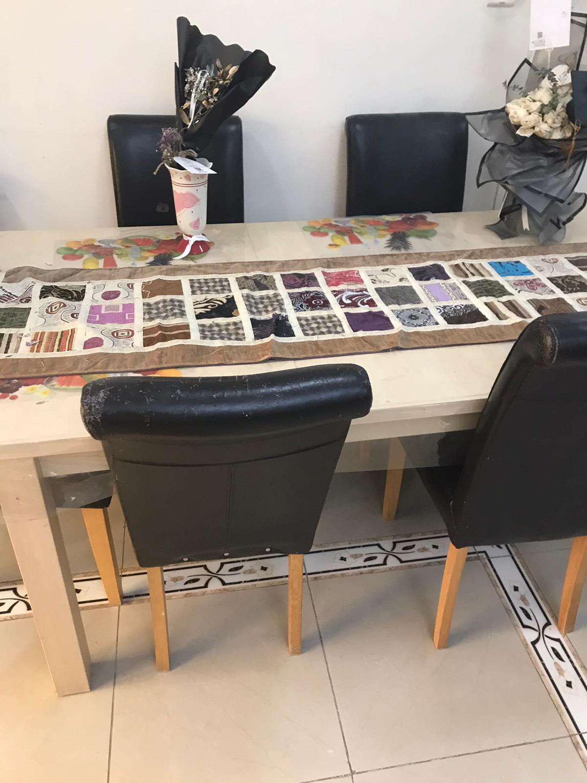 Adjustable Table with 6 Chairs - Image 2