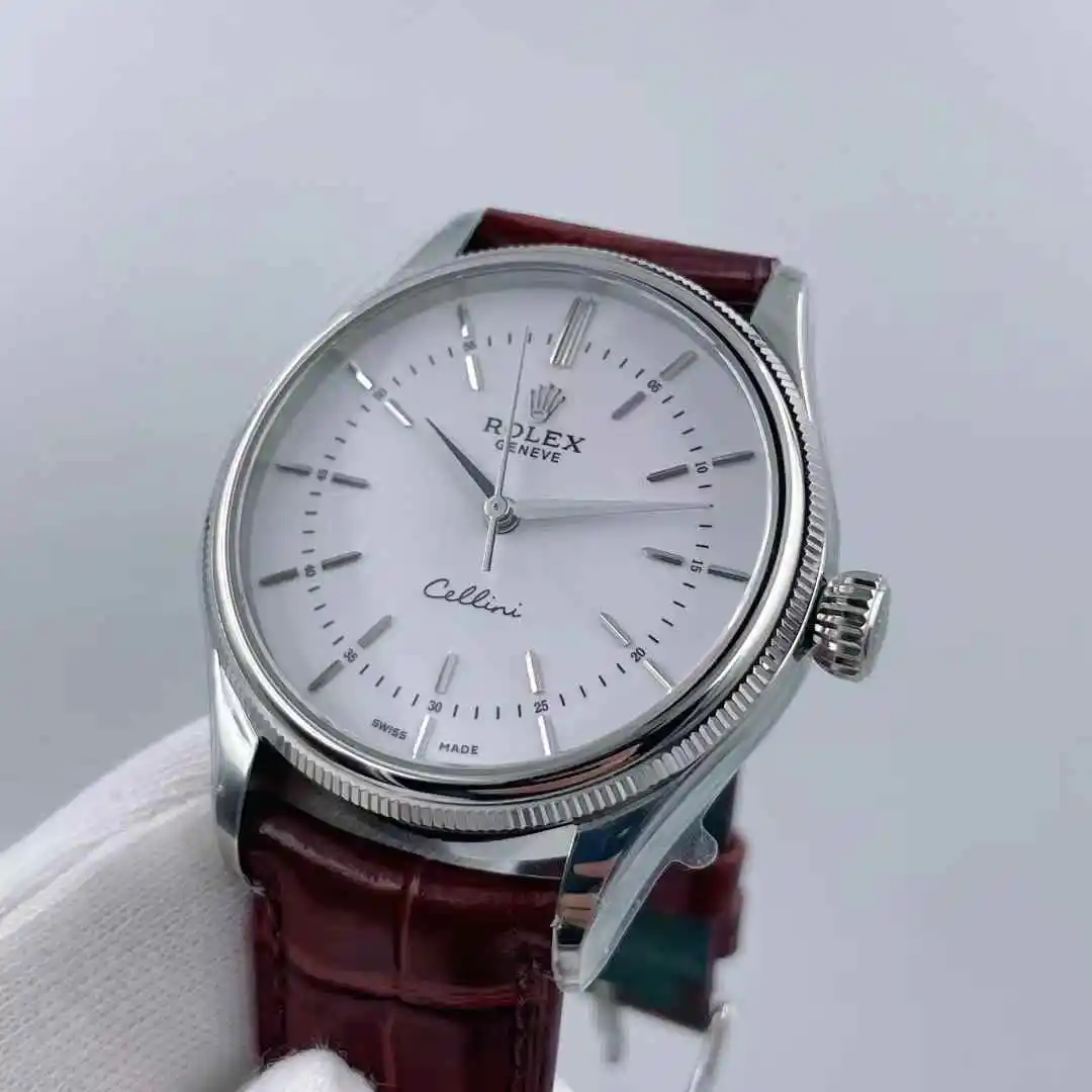 U1 Rolex Cellini 2025 NEW (brown leather) - Image 2