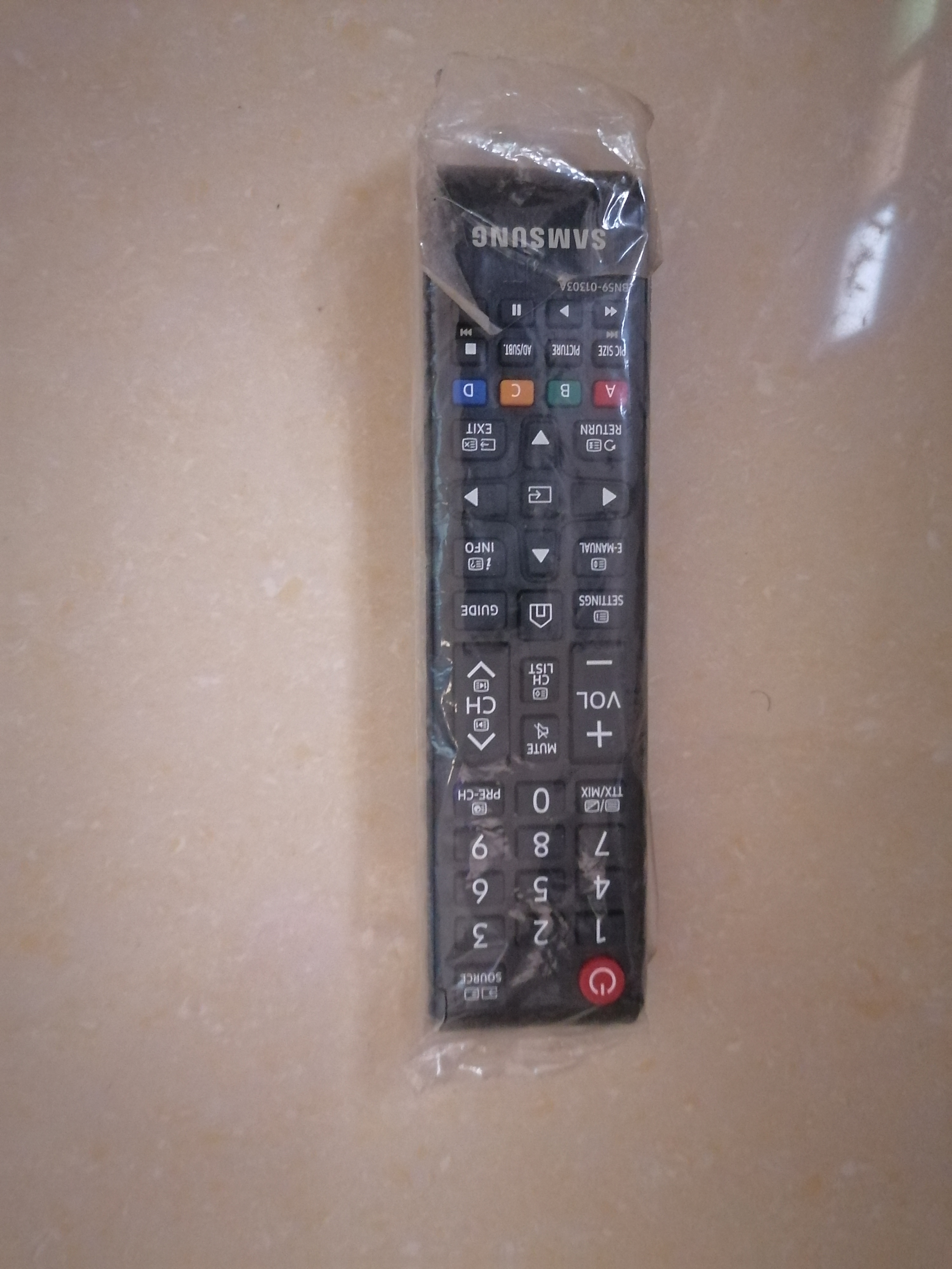 Samsung Original TV Remote - Image 1