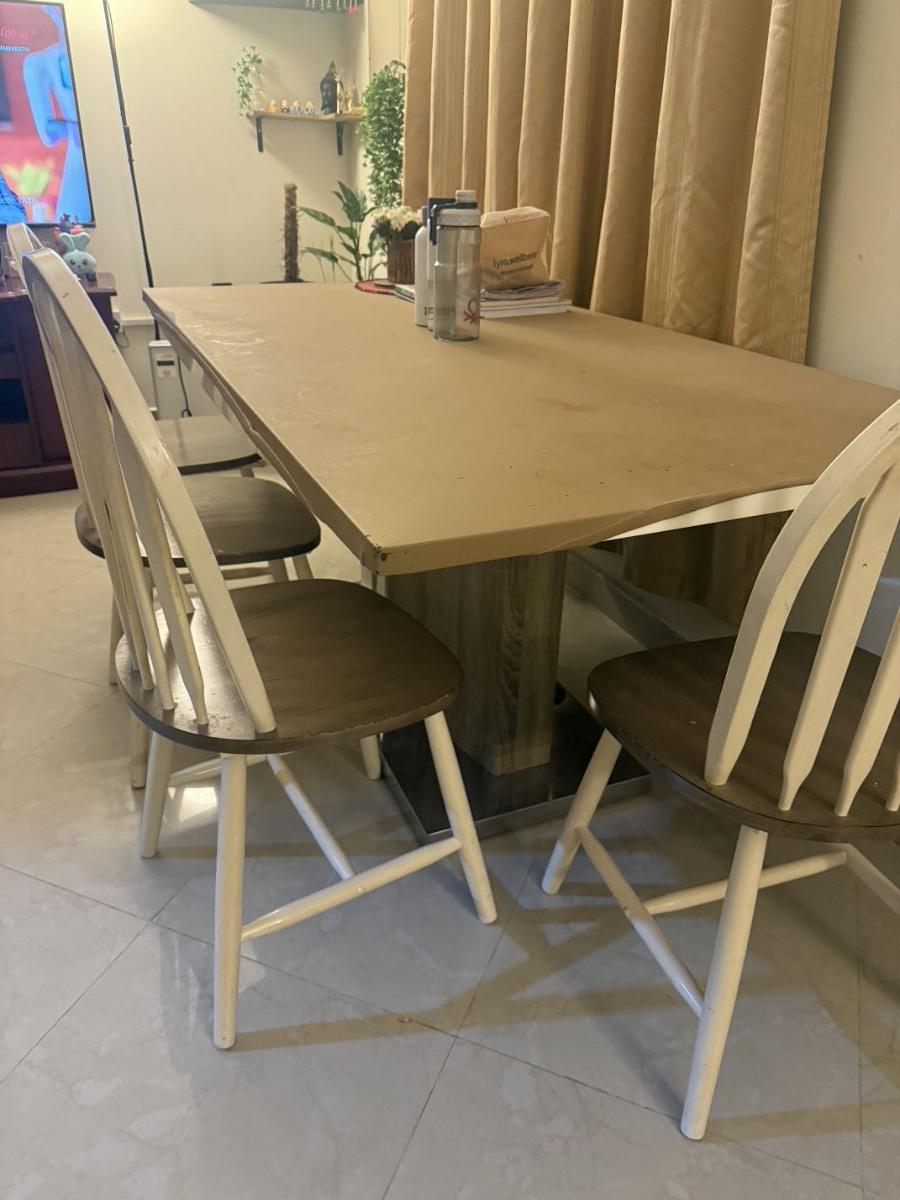 6 seater Dining table set for Sale - Image 2