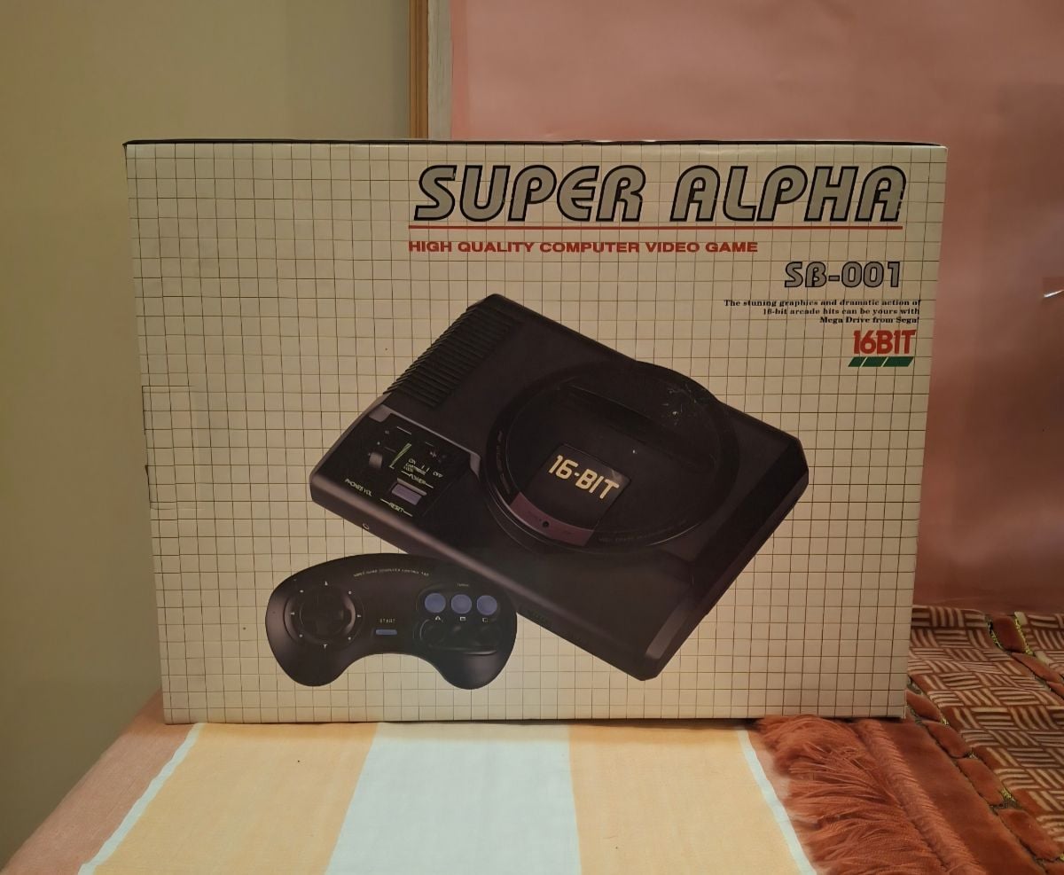 SUPER ALPHA Sega Clone – Factory Sealed (1994) - Image 1
