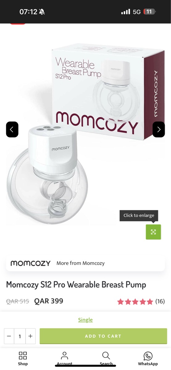 momcozy s12 pro breast pump - Image 1