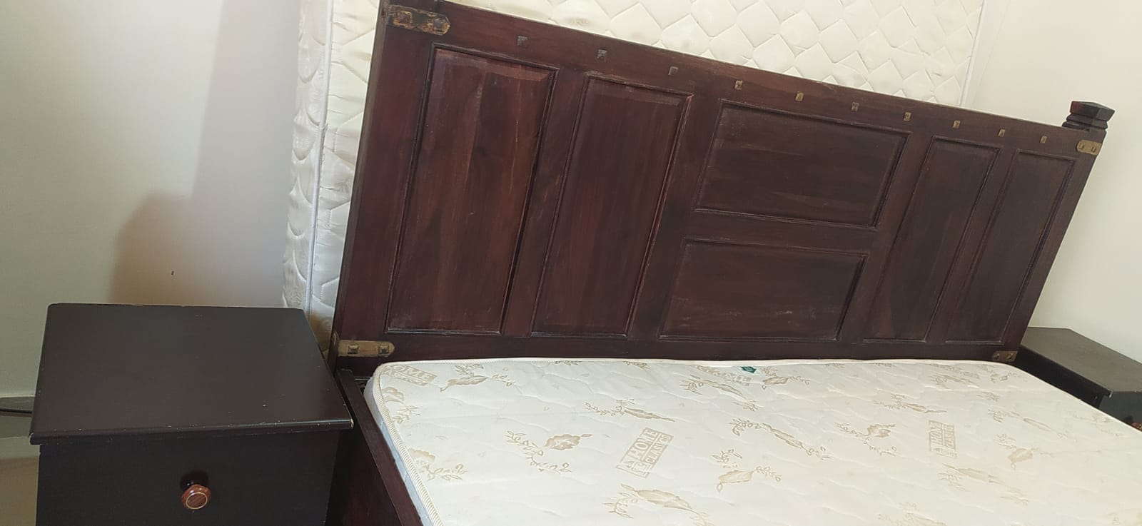King Size Cot with Bed - original Wood  - Image 10
