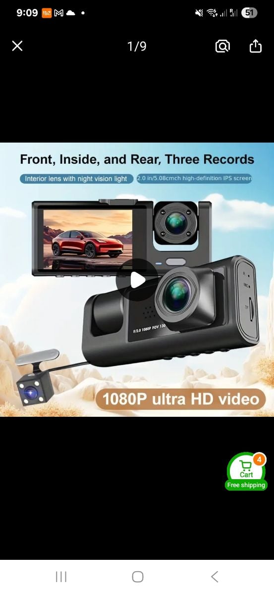 3 Cameras Dash Cam - Image 12