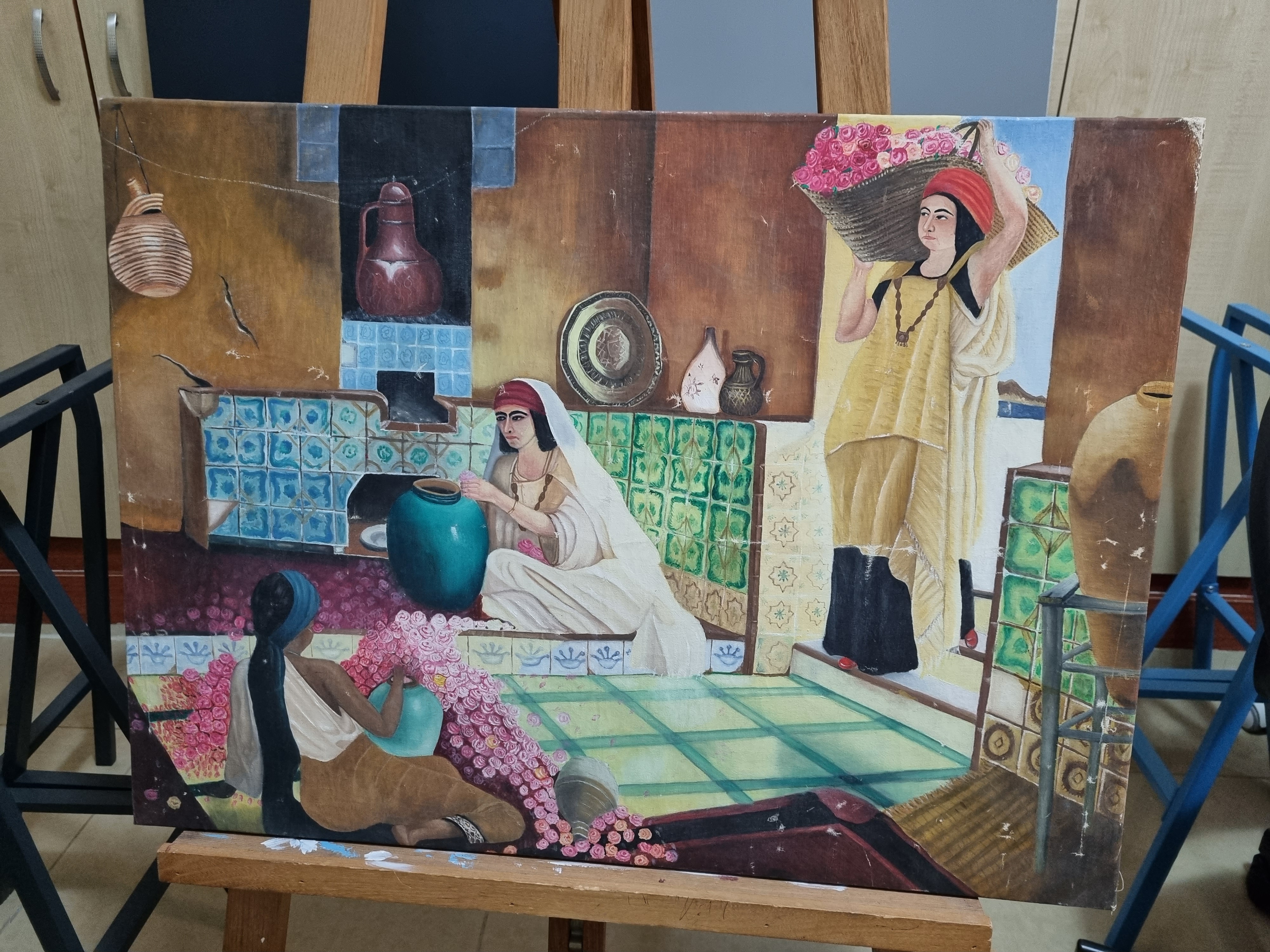 Rose Water | Painting on Canvas Large - Image 7