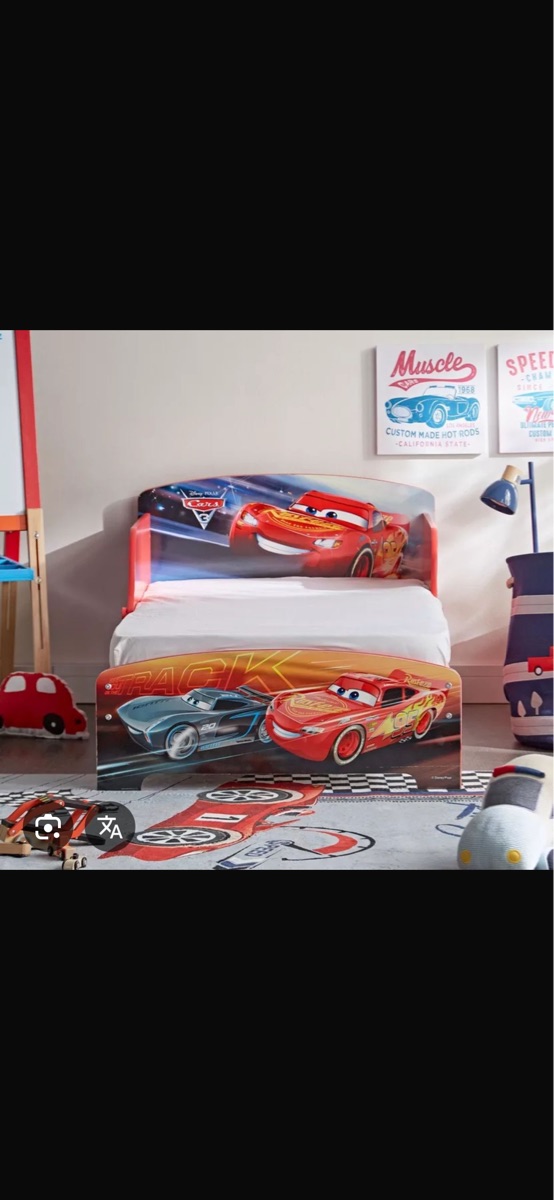 Kids Red Car Bed – Disney Cars Theme – Very Clean” - Image 4