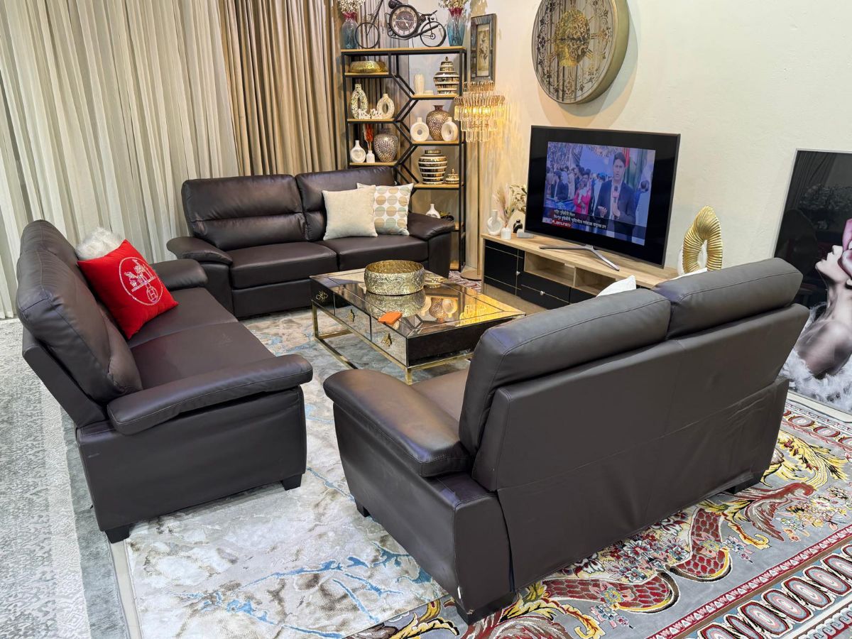 Brended sofa set for sell good condtion call or what's what's app-  71532454 - Image 5