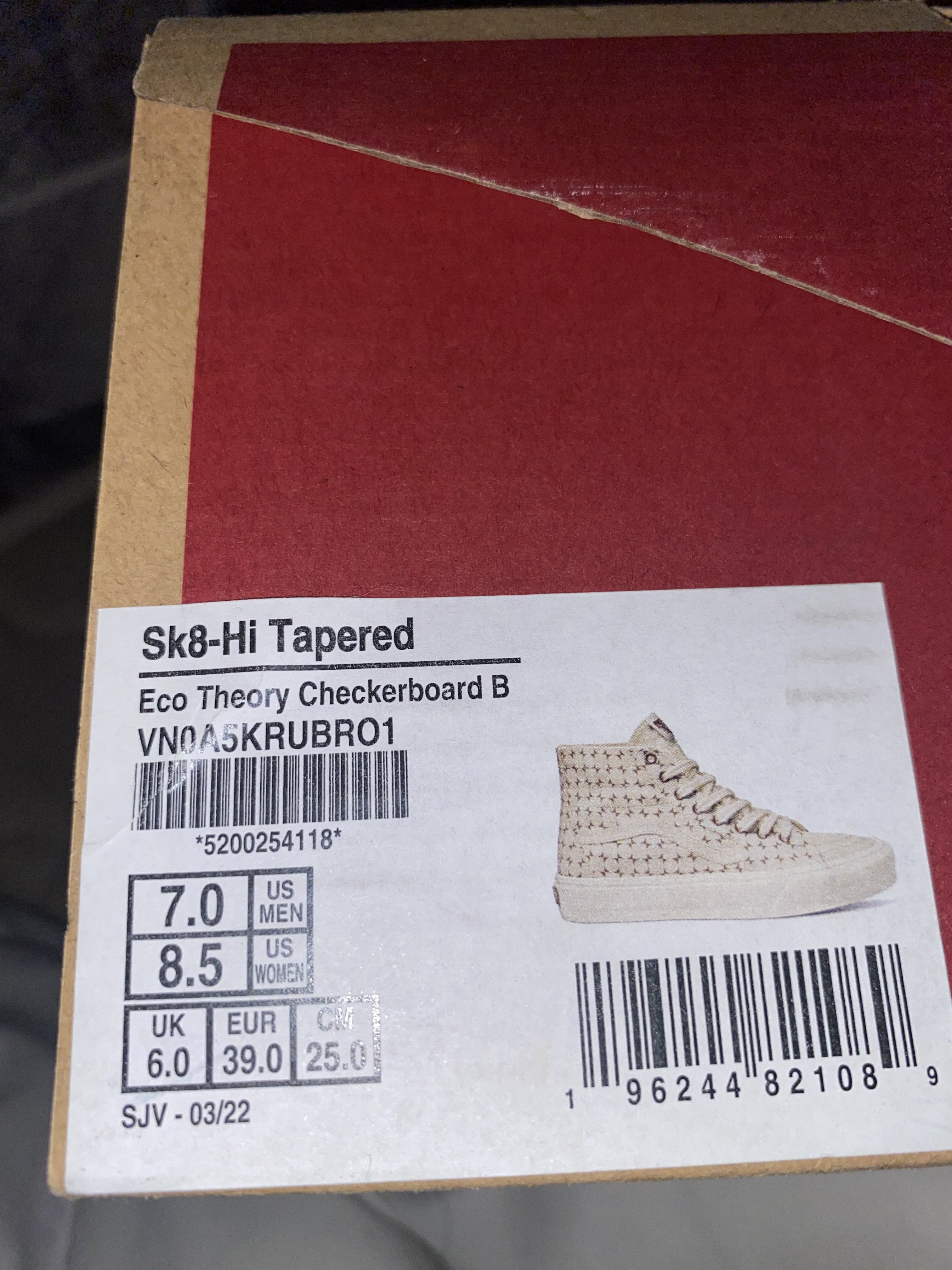 Sk8 Hi-Tapered Vans shoes (NEW) - Image 4