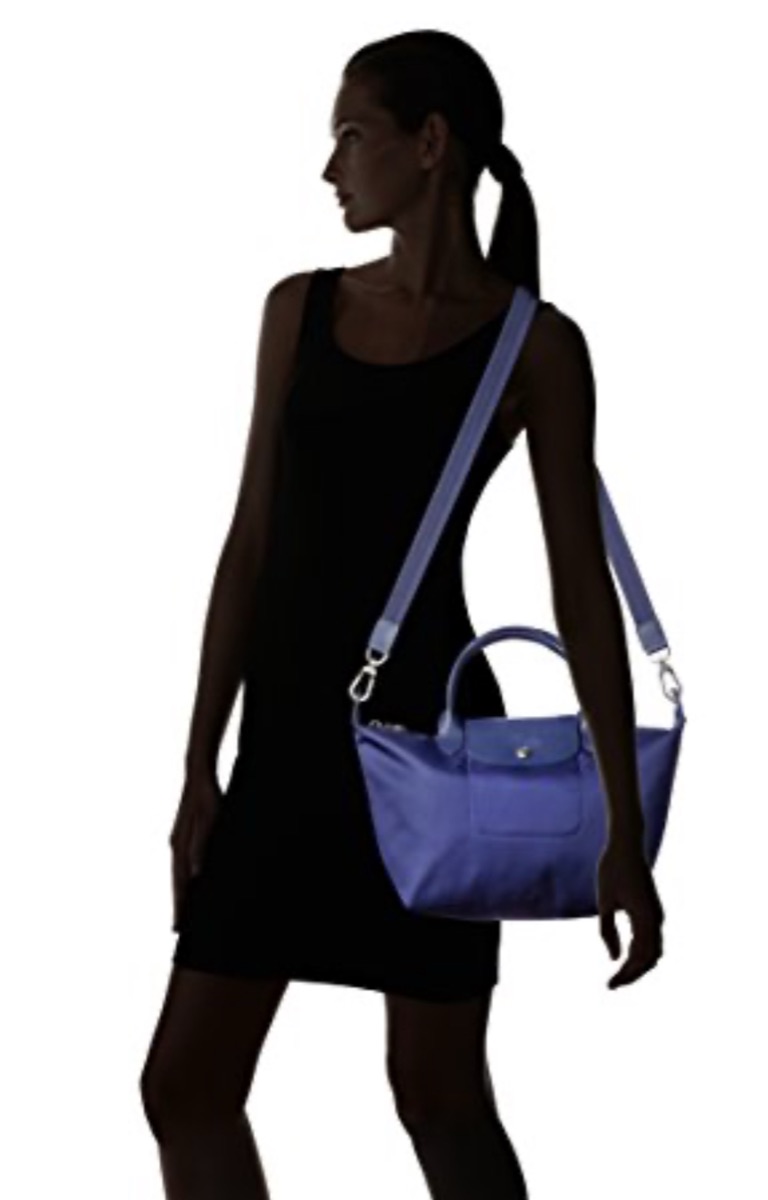 Original Long Champ Le Pliage Neo Small  Navy Blue Handbag - Image 2