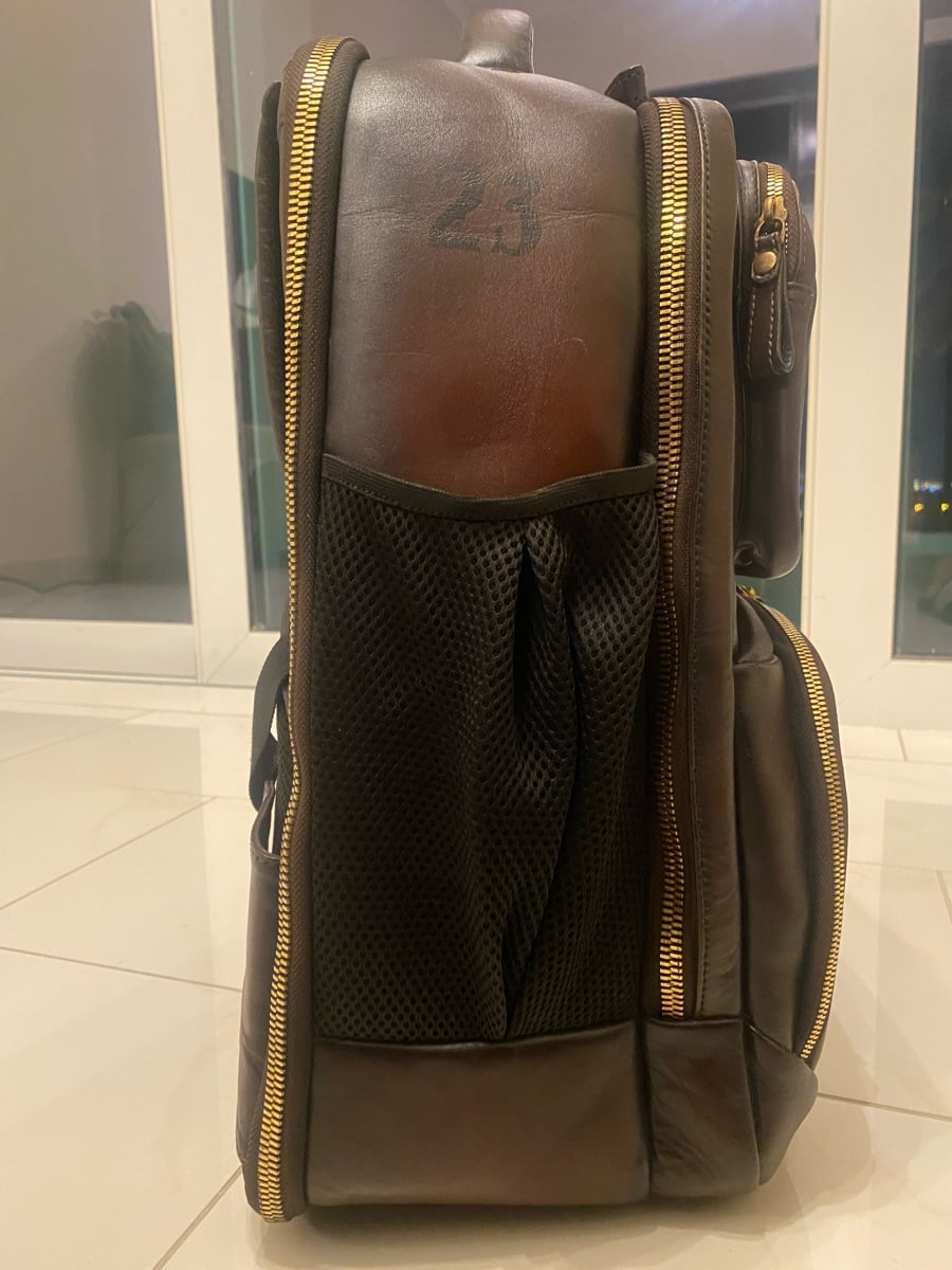 Leather backpack for men - Image 2