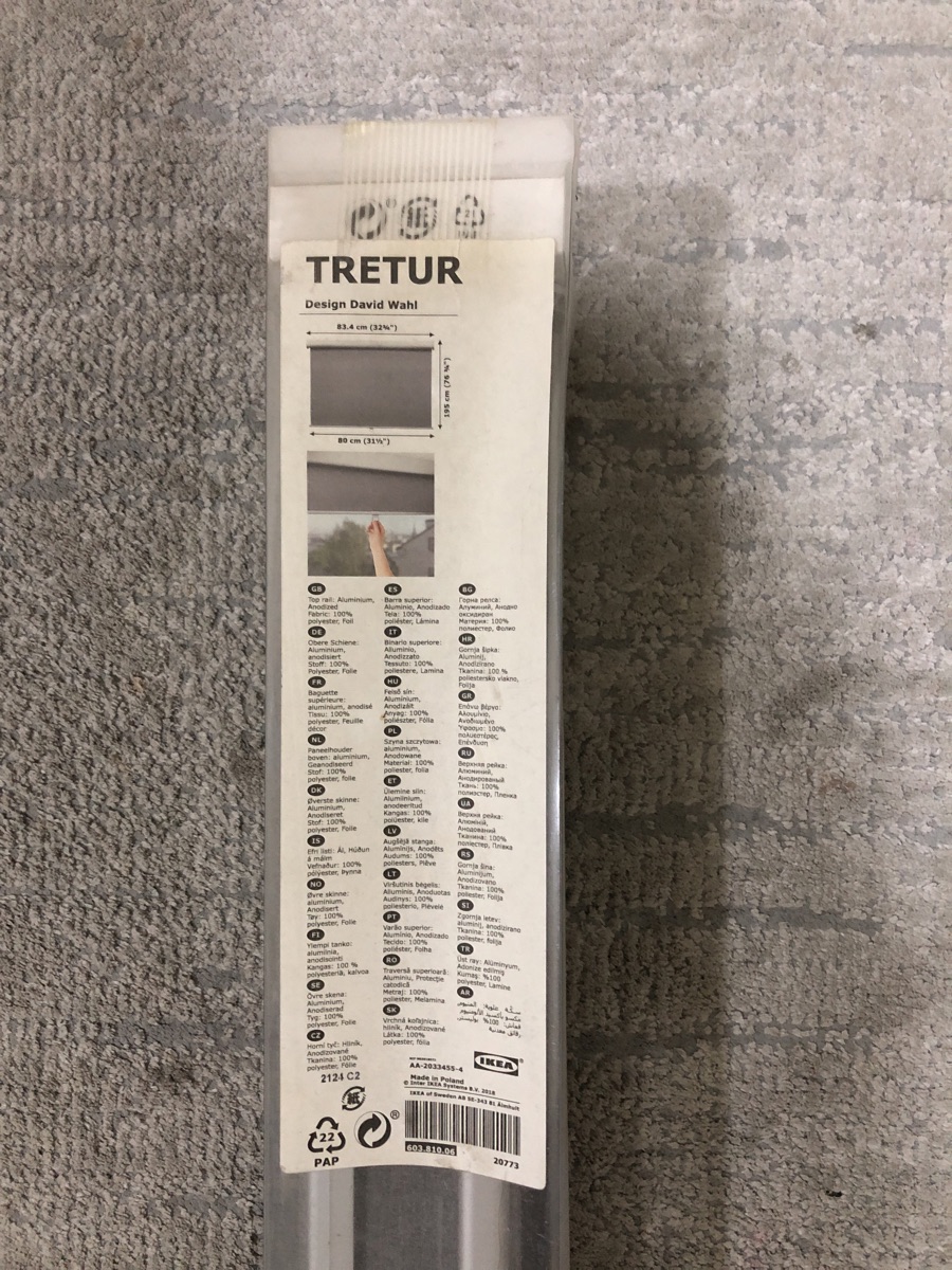 Vertical Window Curtain Grey Colour. - Image 5
