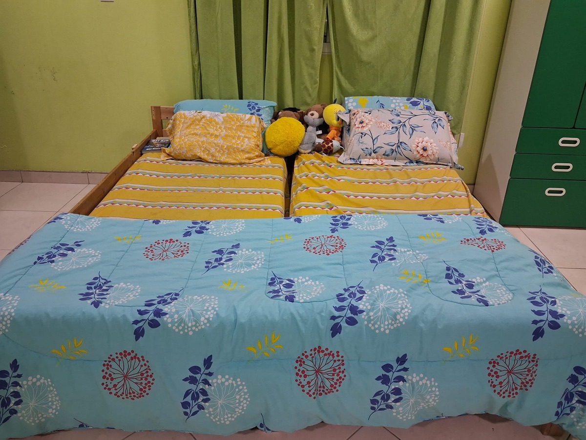 Two Single COT IKEA with IKEA Matress - Image 1