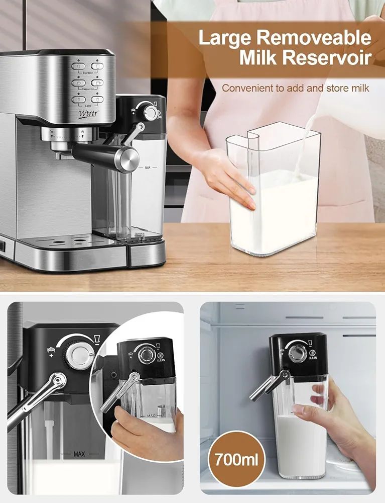 Home Barista Set, 6-in-1 Espresso Coffee Machine With Barista Tools Size "51mm" - Image 10