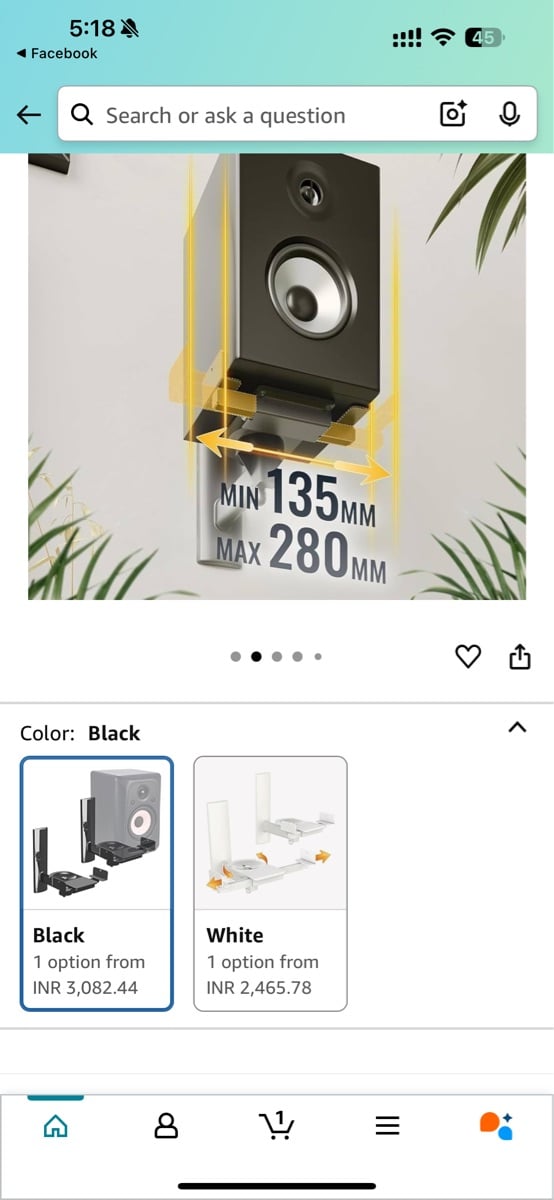 Bookshelf Speaker stand - Image 6