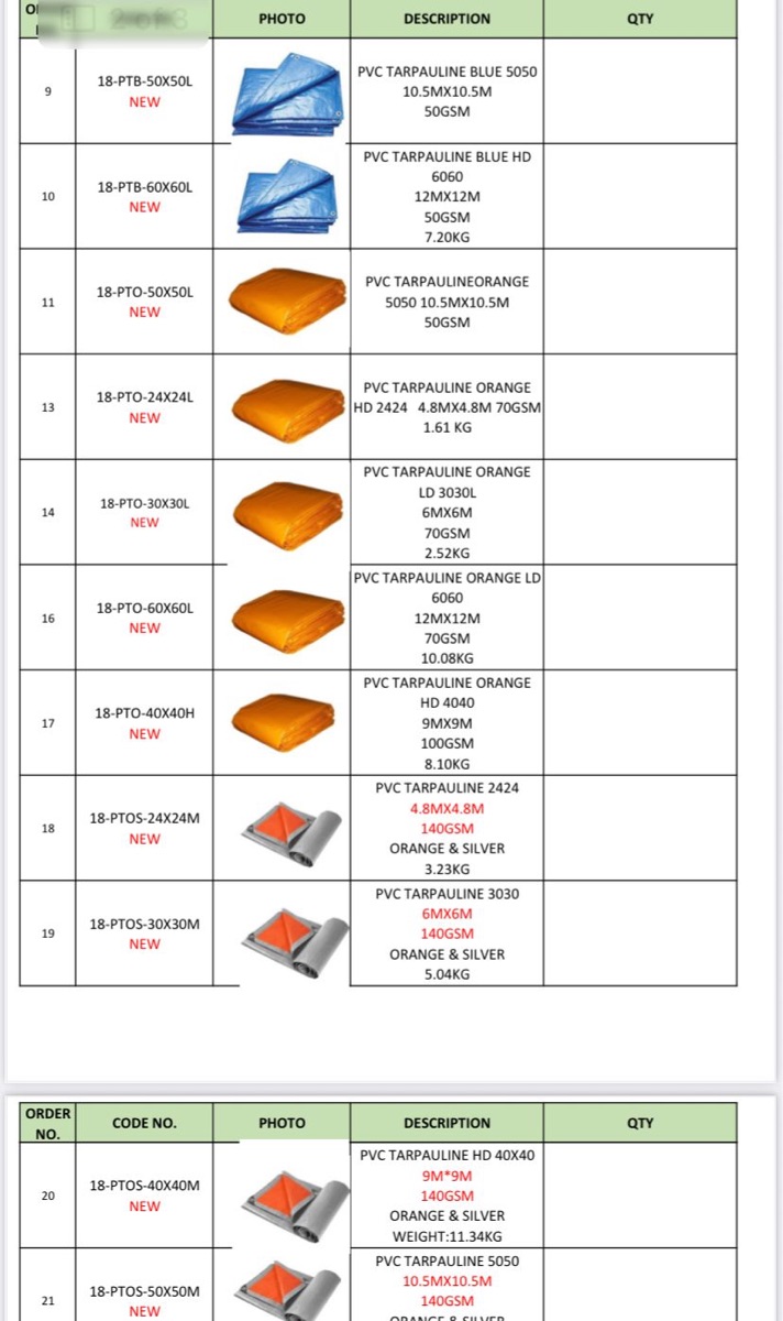 PVC tarpaulin - Image 3