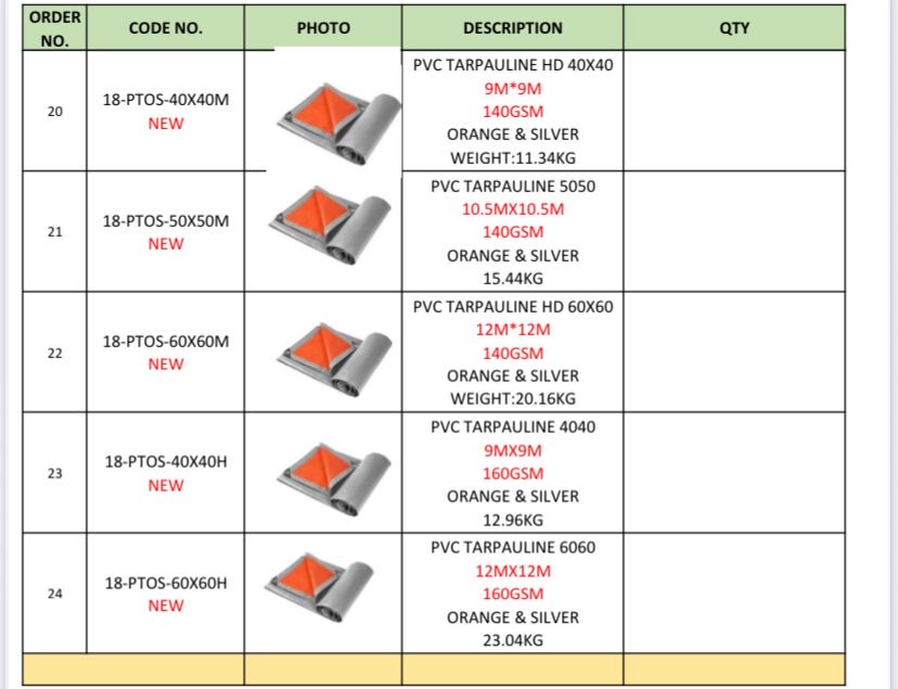 PVC tarpaulin - Image 1
