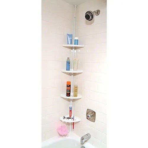 4 Layer Bathroom Corner Telescopic Adjustable Organizer Tower - Image 9