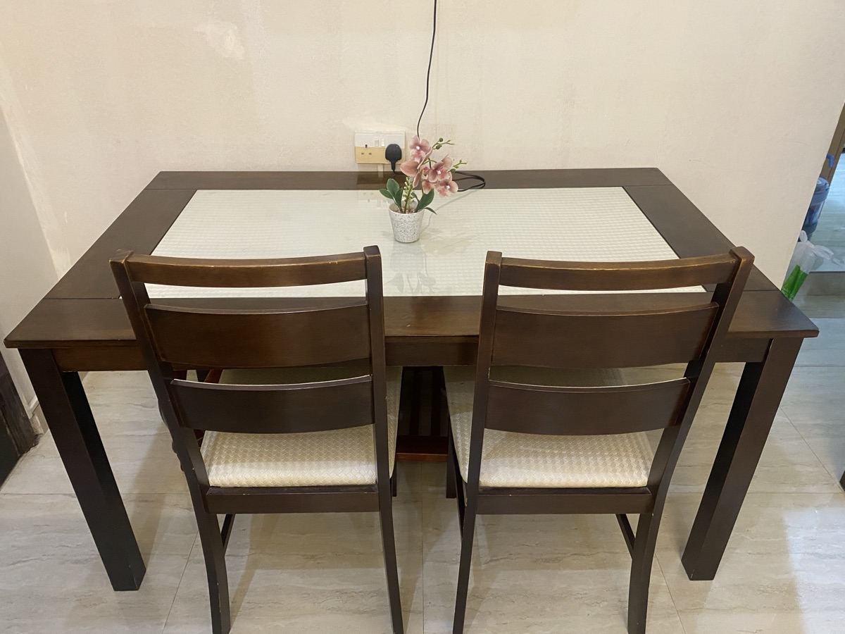Dining table with chair for sale - Image 2