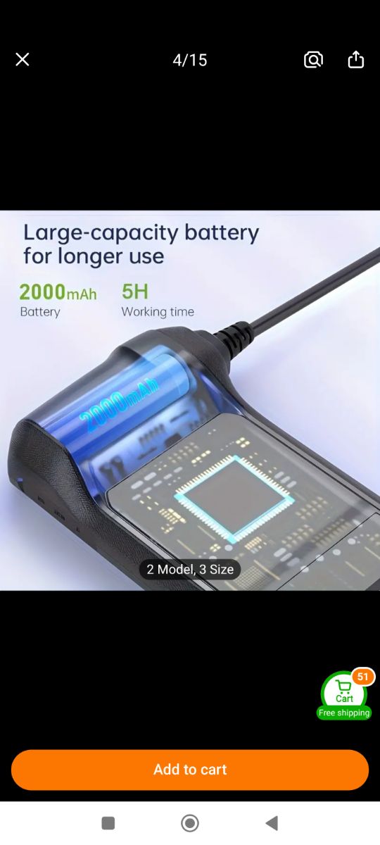 Industrial Endoscope, 8mm Digital Borescope Inspection Camera - Image 6