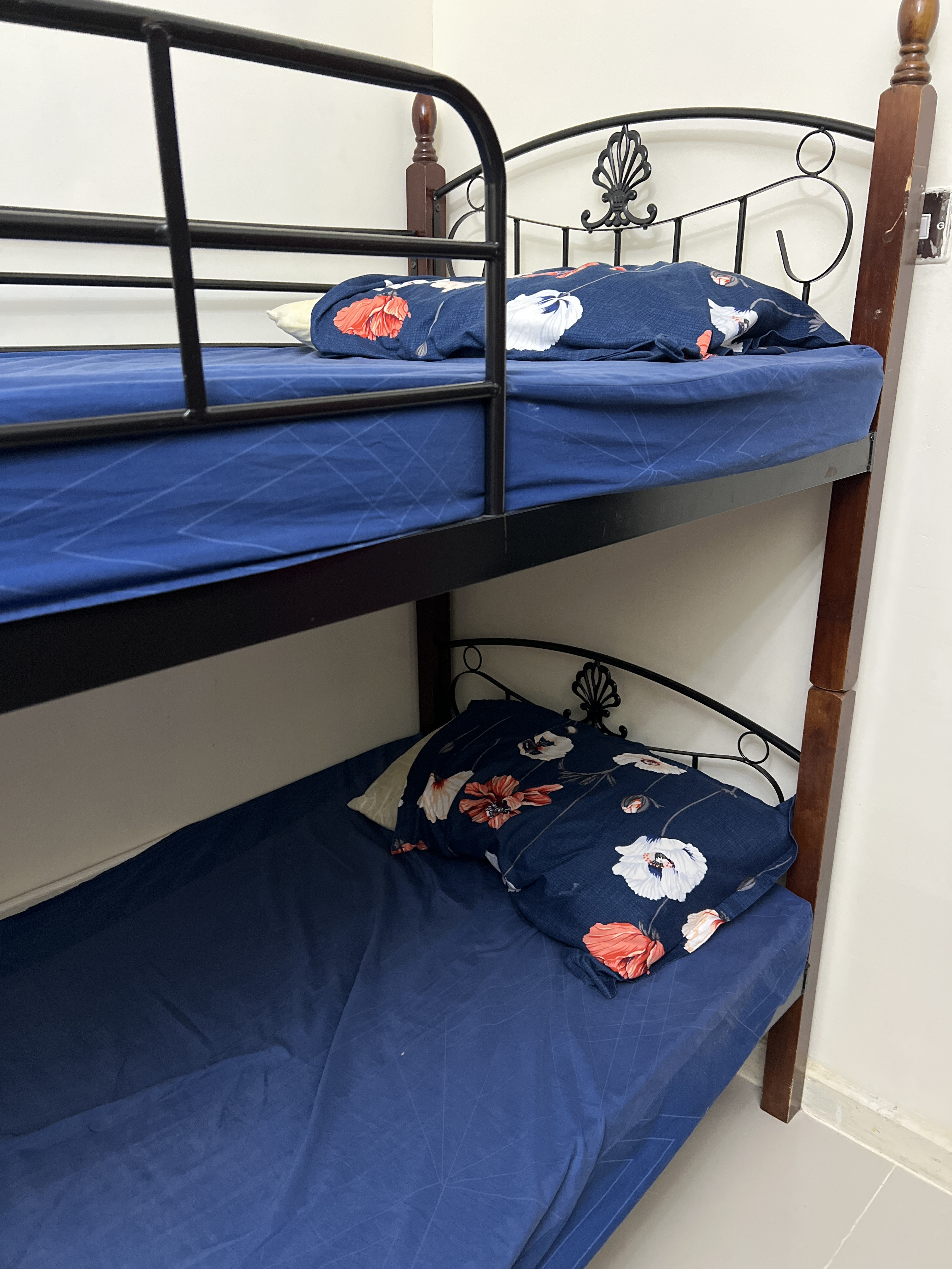 Wooden bunk bed with mattress  - Image 2