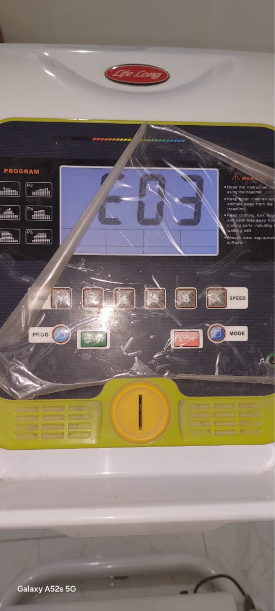 Life long treadmill need service for error code 3 - Image 3