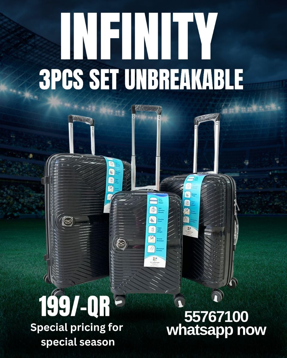 Infinity luggage travel bag 3pcs set - Image 1