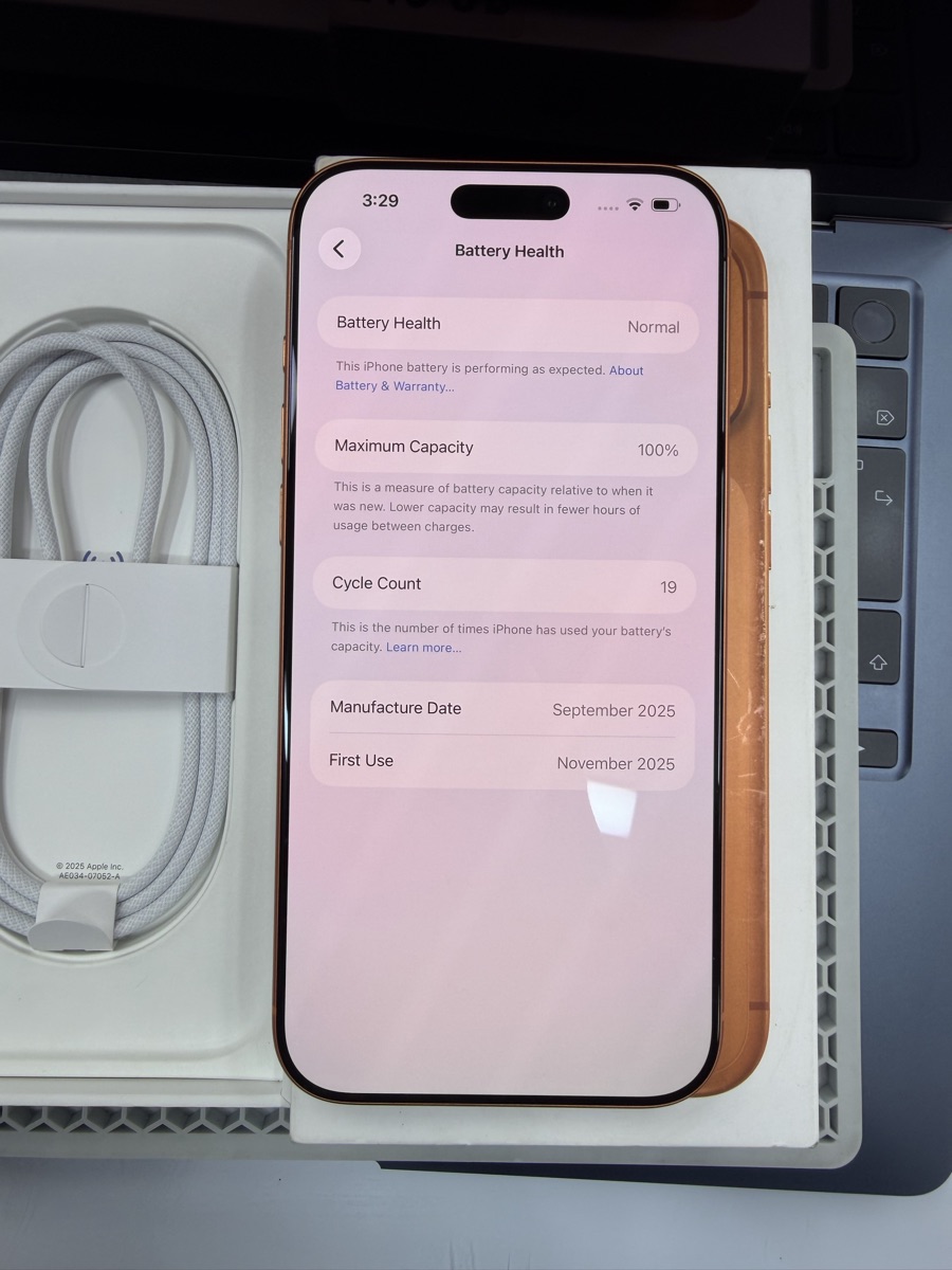 Iphone 17promax 512GB (Orange) - Image 3