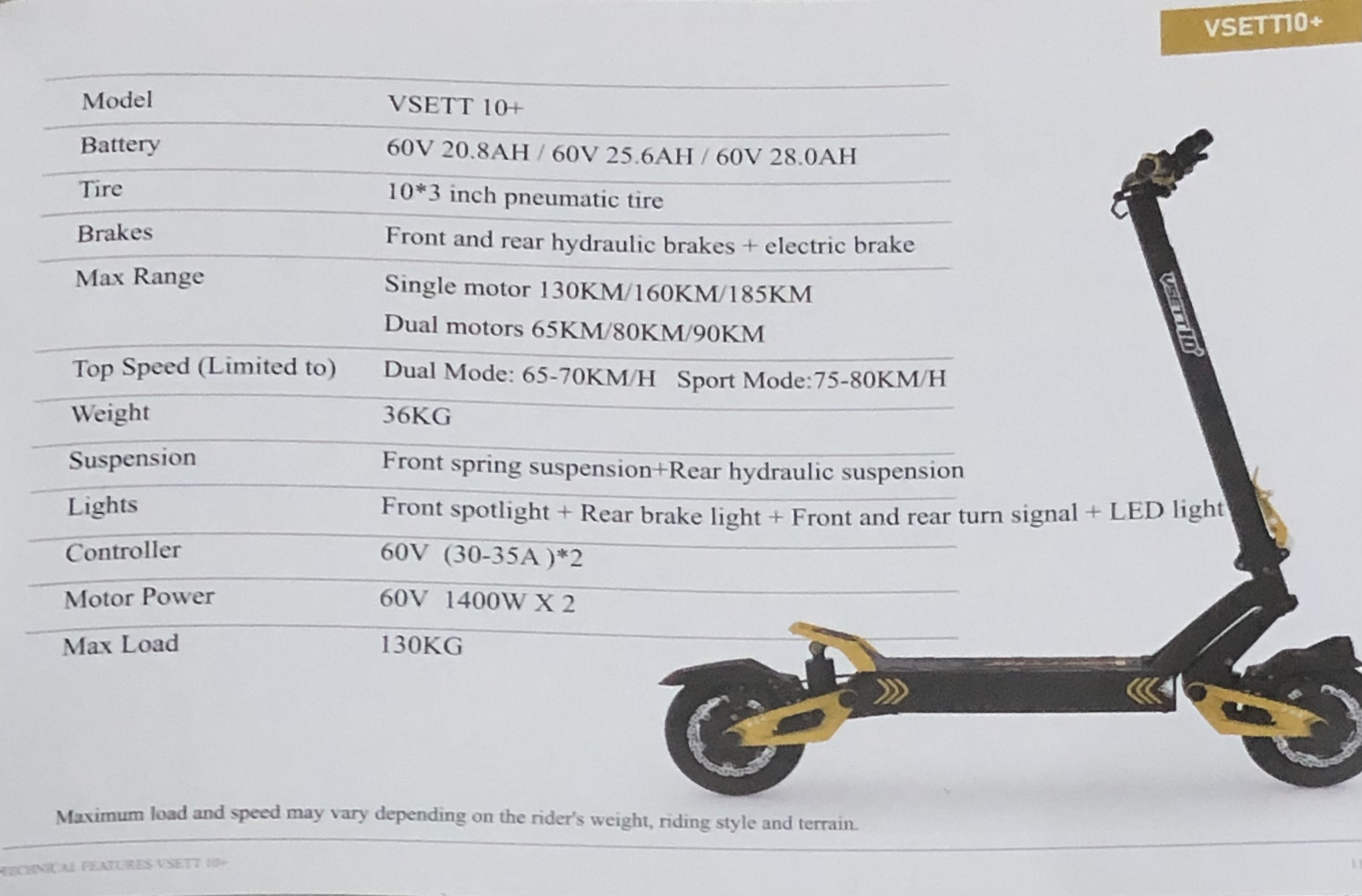 Vsett 10+ E scooter - Image 5