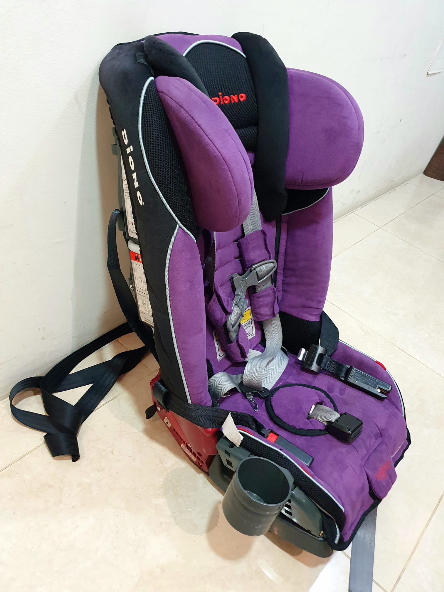 For Sale: Diono Radian RXT Car Seat - Plum colour - Image 2