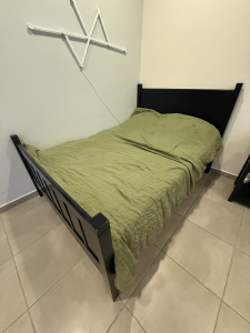 Pottery Barn Full Sized Bed With Mattress - Image 1