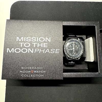 Brand New Unused Omega Moonswatch Snoopy Black Color - Image 4