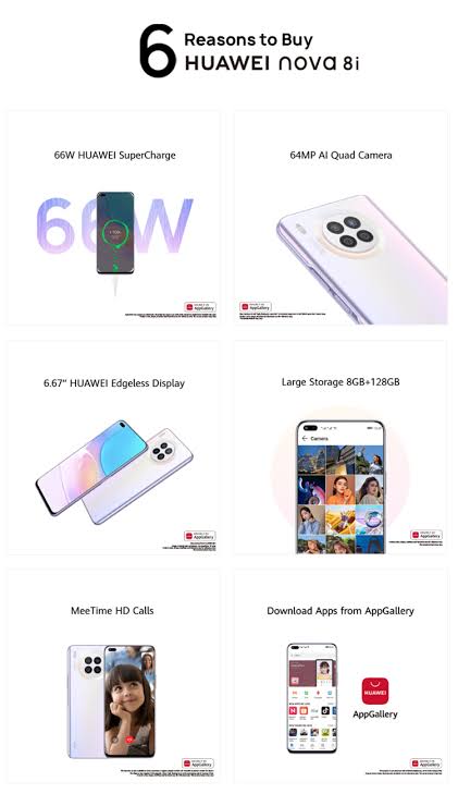 Huawei nova 8i for urgent sale. Very good condition  - Image 3