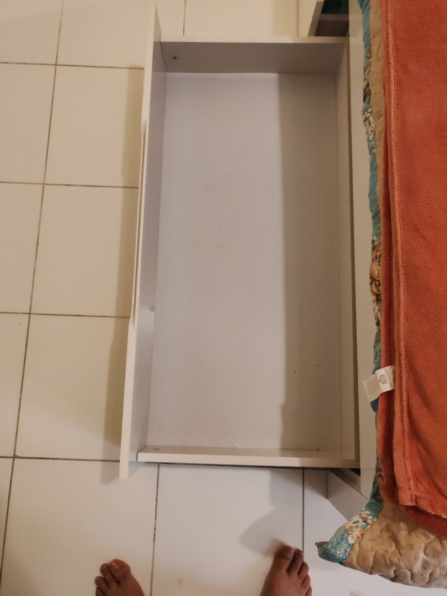 Large bed with mattress for sale - Image 1