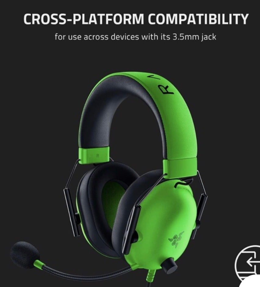 Razer black shark v2x gaming headset premium condition - Image 2