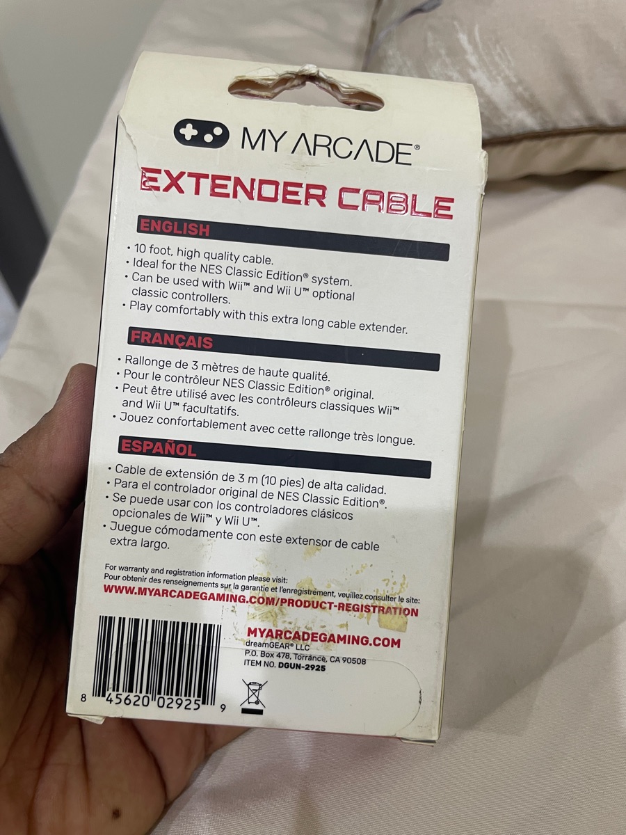 NES CLASSIC EDITION /EXTENDER CABLE 10 FOOT CABLE 3M - Image 6