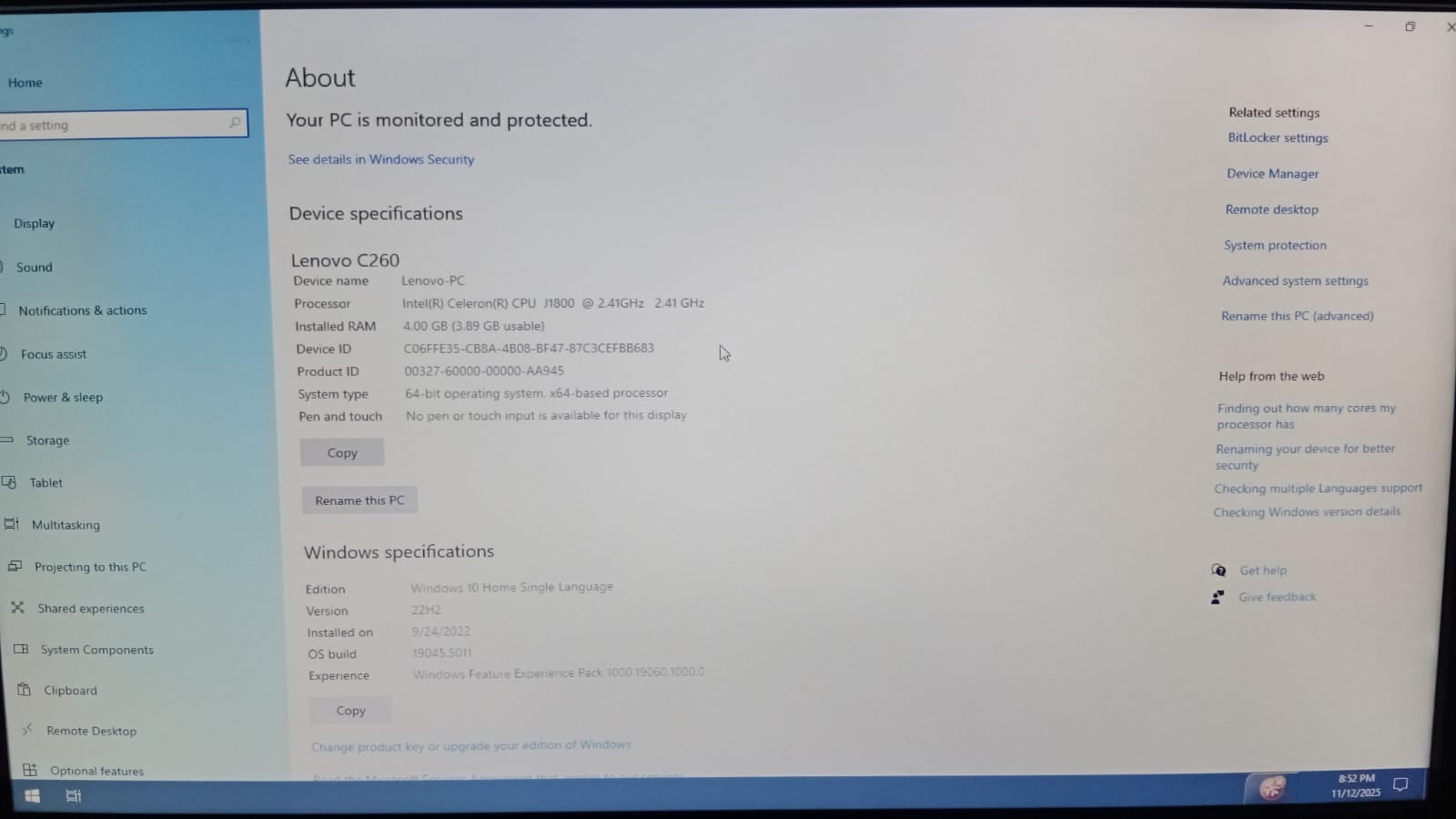 Lenovo All In-One PC - Image 2