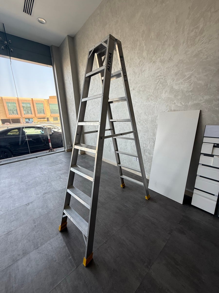 Ladder 7 steps aluminium - Image 1