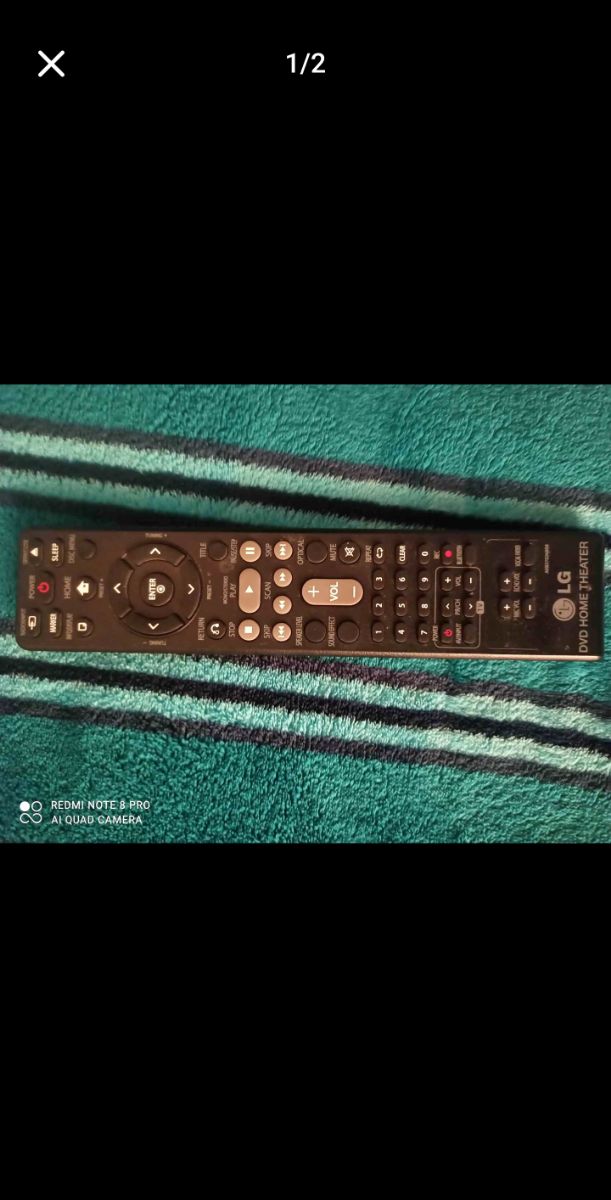 Original LG home theatre remote - Image 1
