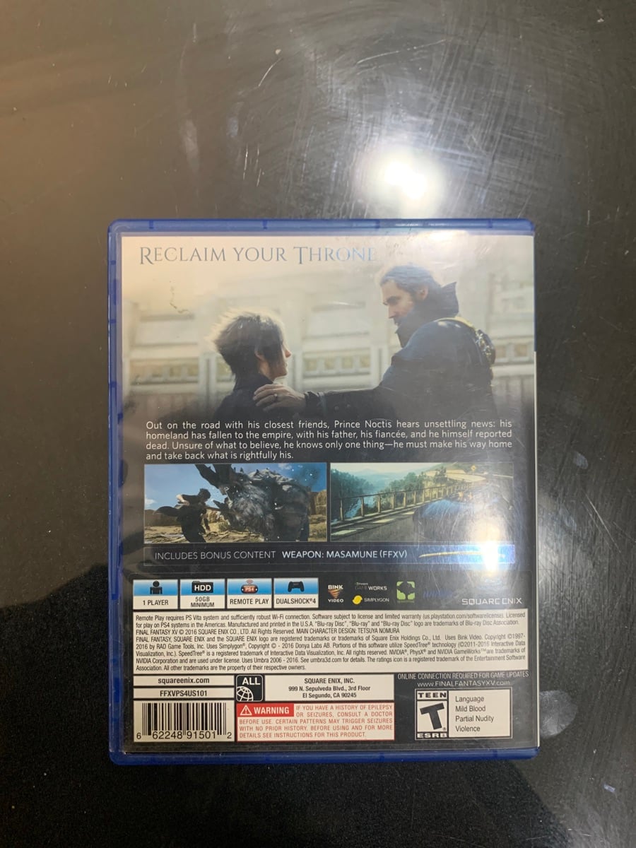 PS4/PS5 FINAL FANTASY XV (Day one Edition) - Image 2