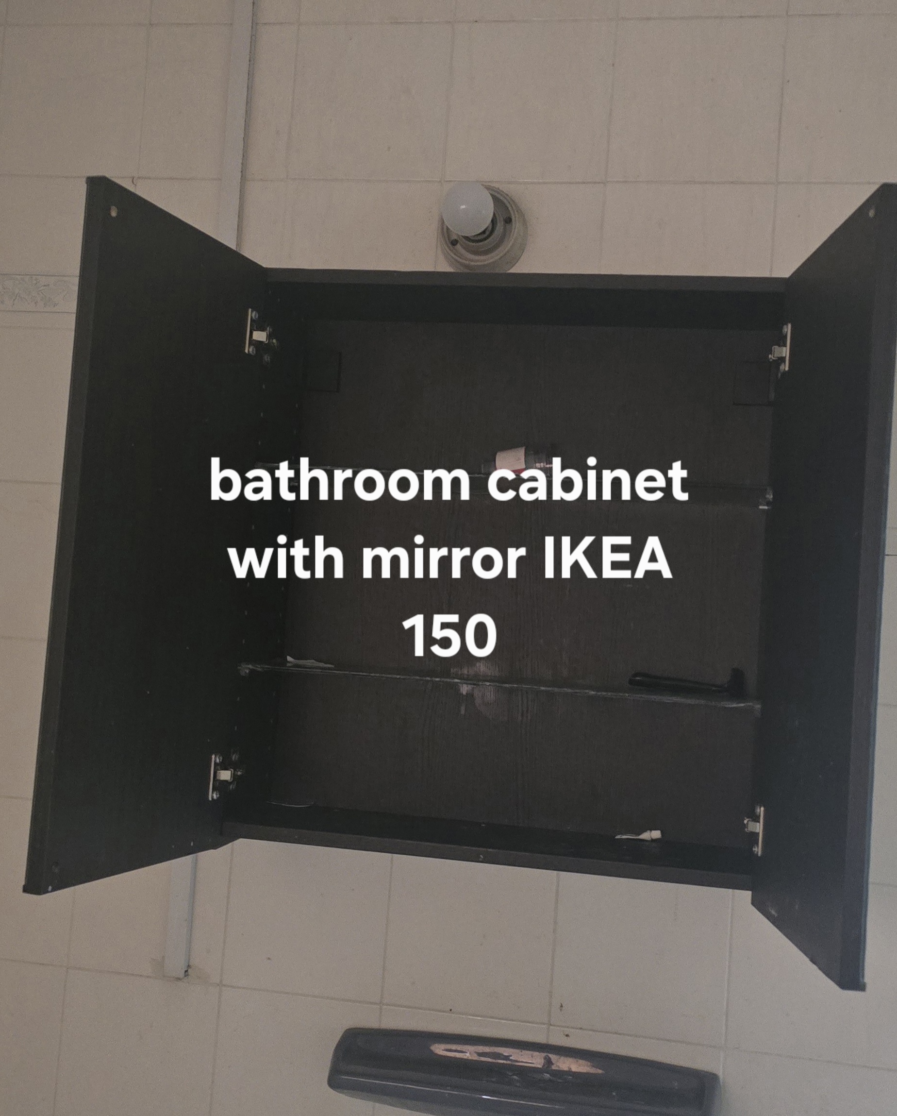 Ikea bathroom cabinet with mirror - Image 2