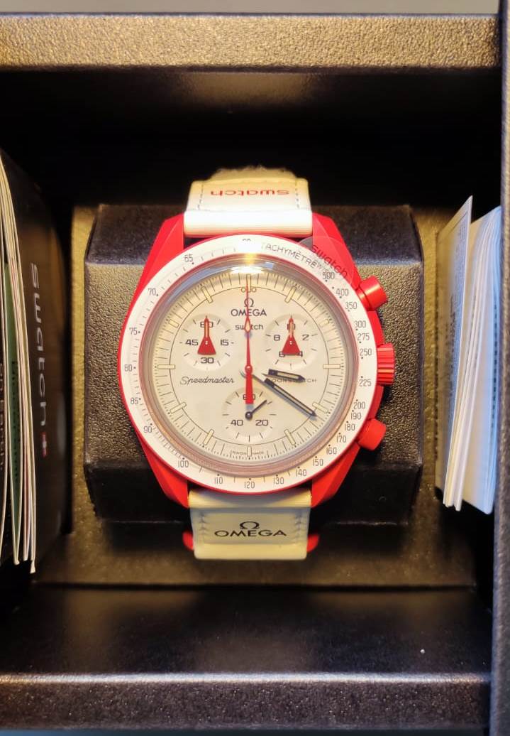 Swatch Omega Moon Watch "Mission to Mars" - Image 1