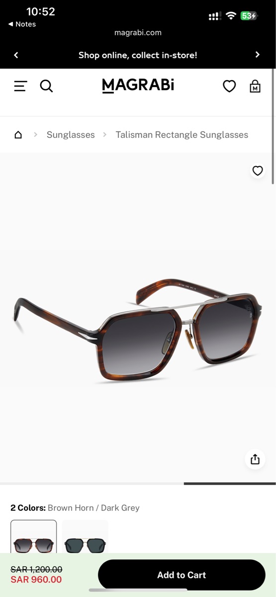 elegant men's sunglasses by David Beckham . - Image 5