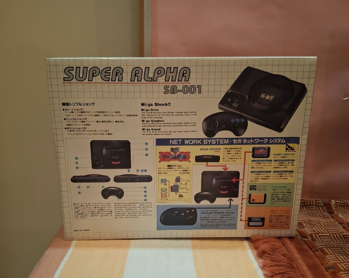 SUPER ALPHA Sega Clone – Factory Sealed (1994) - Image 2