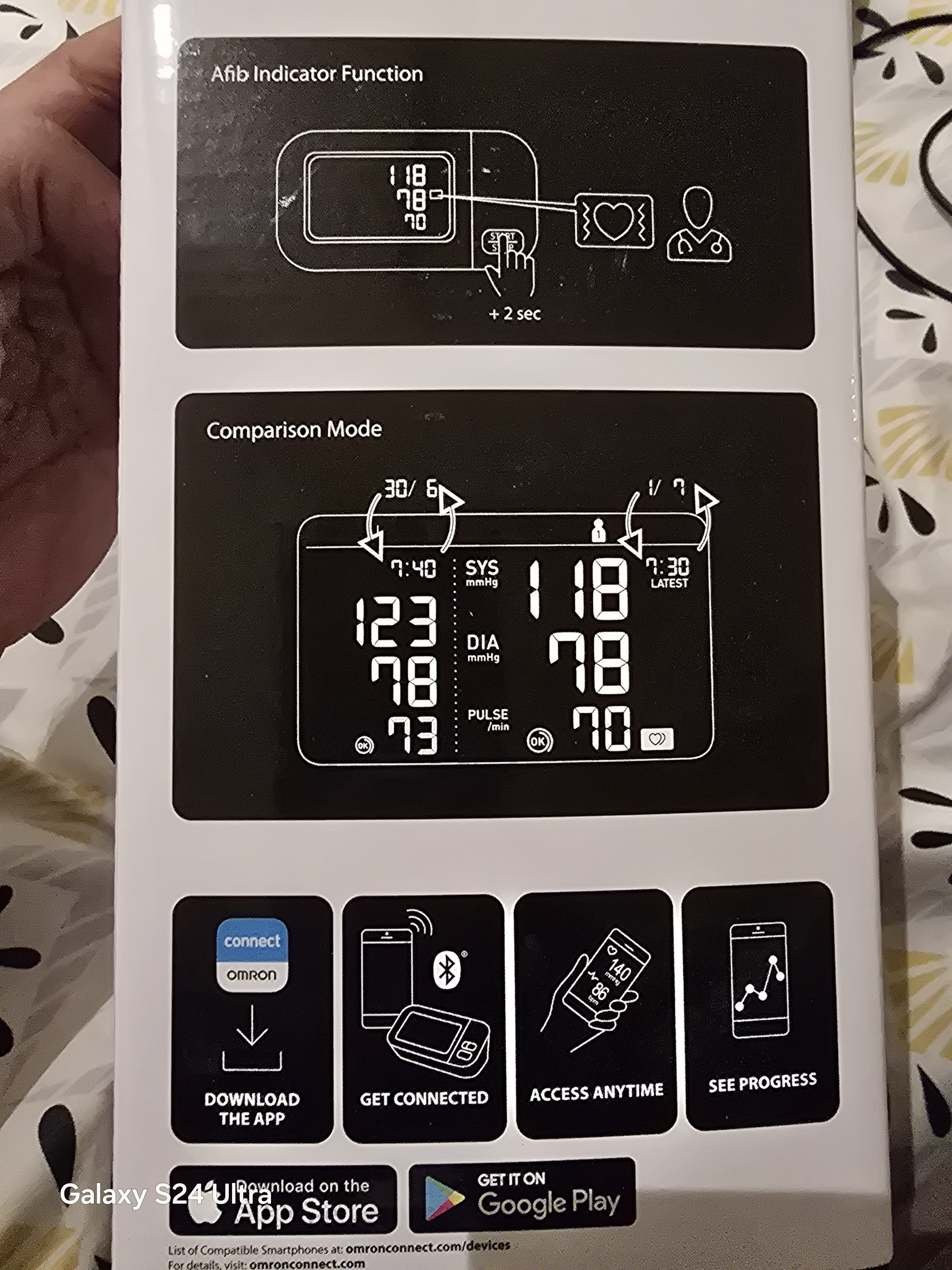 Omron blood pressure monitor M7 Intelli IT - Image 4