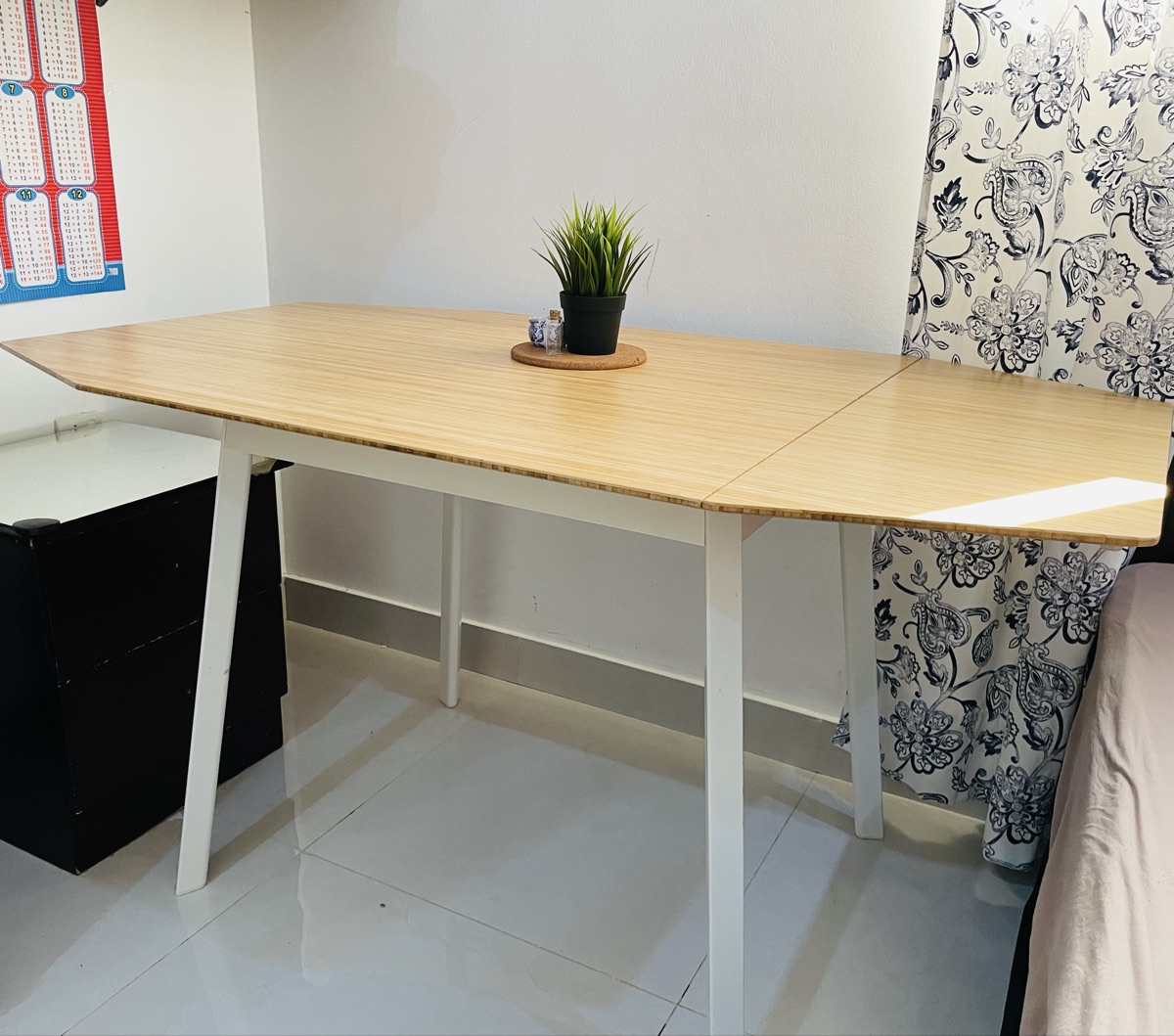 Ikea Drop Leaf dining table  for sale.Very Less used (like brand new) - Image 4