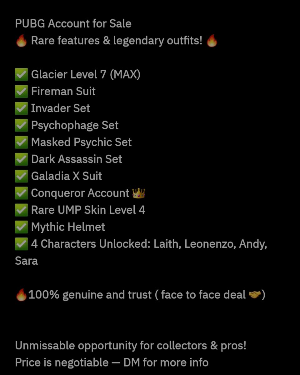 Pubg account sale - Image 20