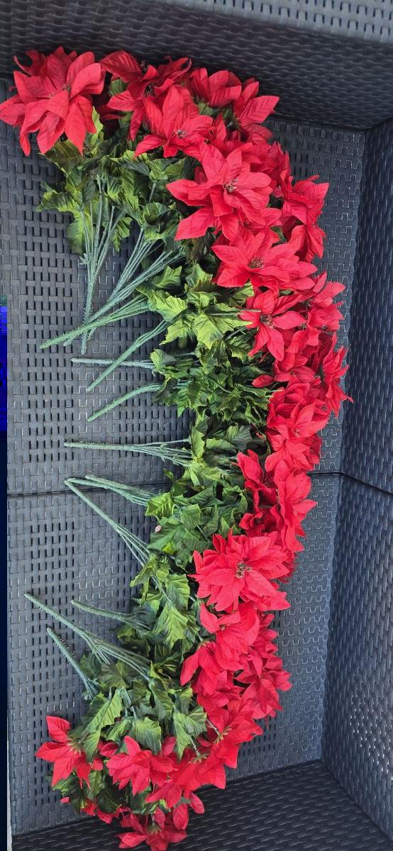 Christmas artificial flower Poinsettia - Image 5